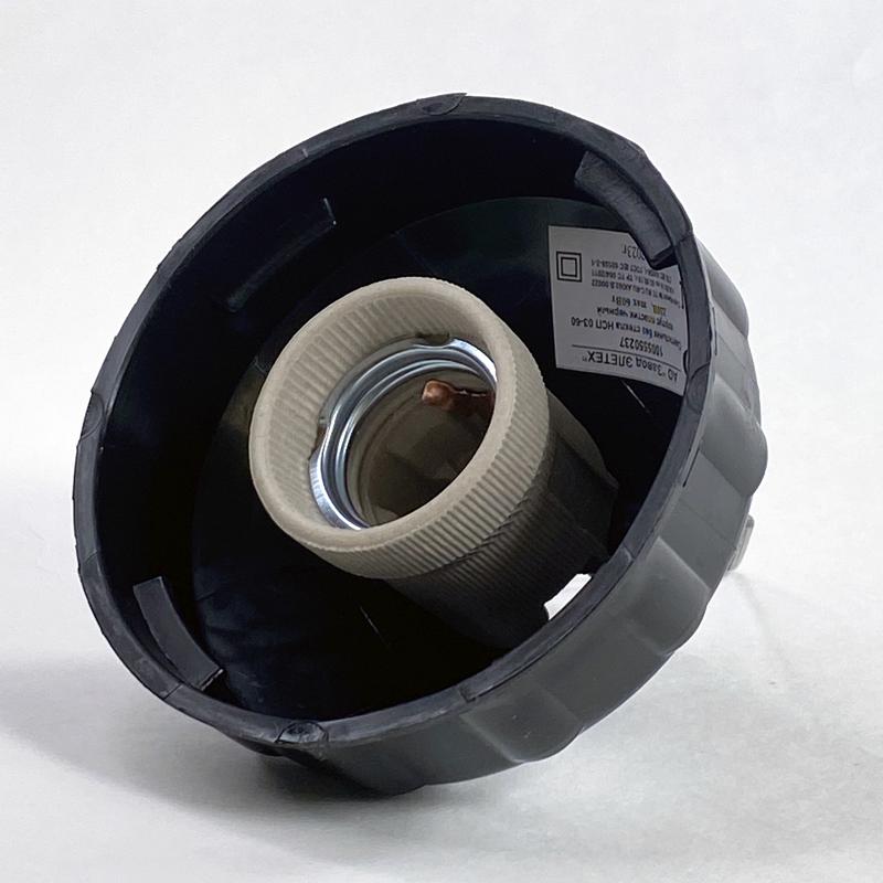 Светильник НСП 03-60 без стекла; корпус пластик черн. Элетех 1005550237