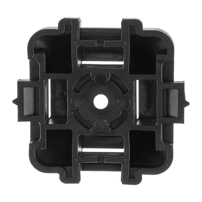 Площадка под стяжку усилен. для прямого монтажа 35х35мм черн. (уп.50шт) Rexant 07-2109