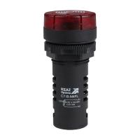 Зуммер с пульсирующим сигналом OptiSignal Compact D22 С7-B-M4FL красн. с подсветкой 230В AC/DC КЭАЗ 362174