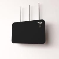 Держатель для хранения роутера с регулировкой размеров настенный черн. Rexant 38-0713