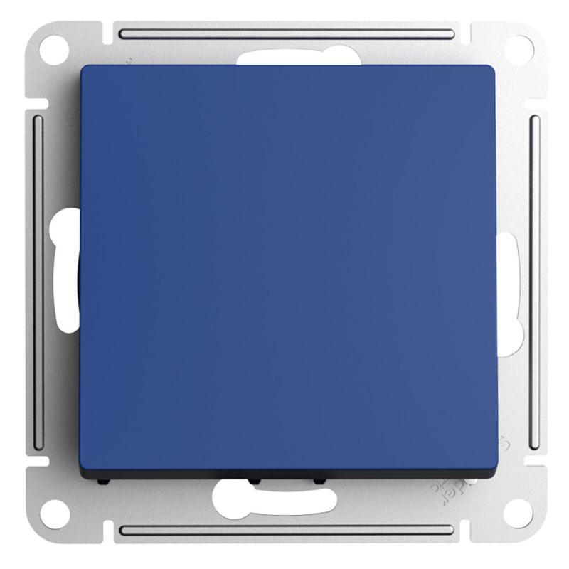 Выключатель AtlasDesign (сх. 1) 10AX с самовозвратом механизм аквамарин SE ATN001115